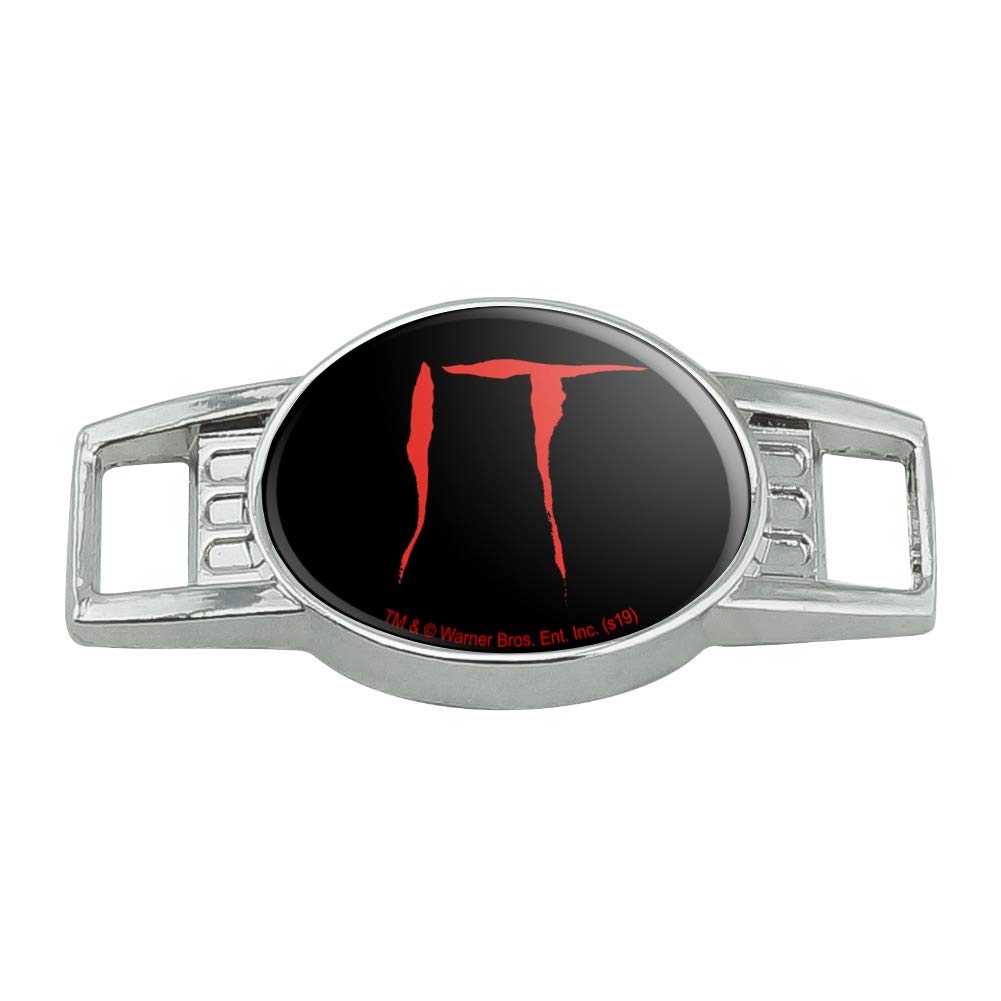 IT Movie Logo Shoe Lace Charms - Decorative Gym & Runner Shoelace Tags for Sneaker Accessories | Perfect for Cosplay, Halloween Costumes & Fan Merchandise