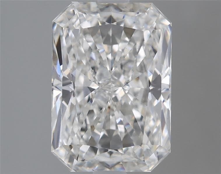 2.1 Carat F VS1 Radiant Cut Lab-Grown Diamond for Engagement Rings & Fine Jewelry - Sparkling Ethical Alternative to Mined Diamonds