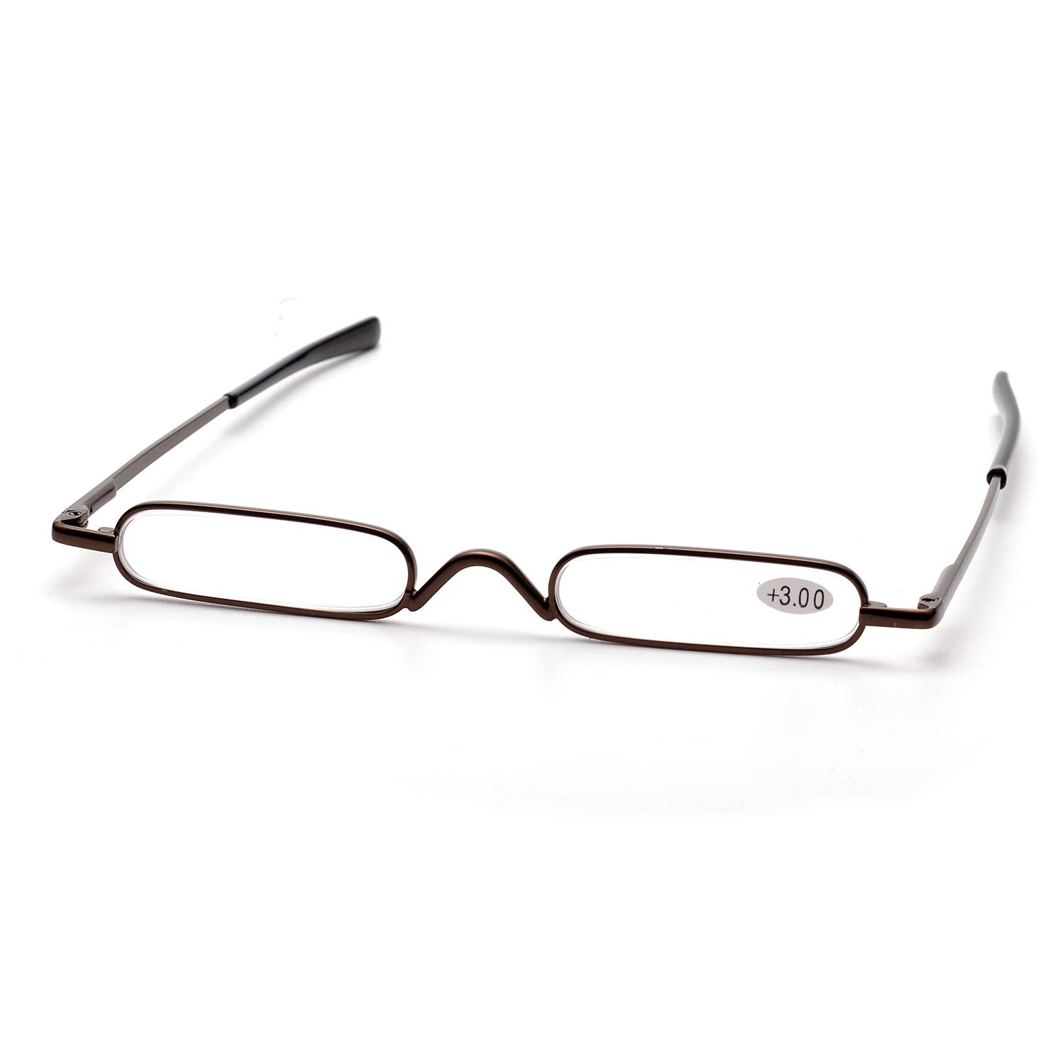 ZUVGEES Lightweight Compact Reading Glasses - Slim Portable Readers with Pen Clip & Tube Case for Women Men - Perfect for Travel, Office, and Daily Reading