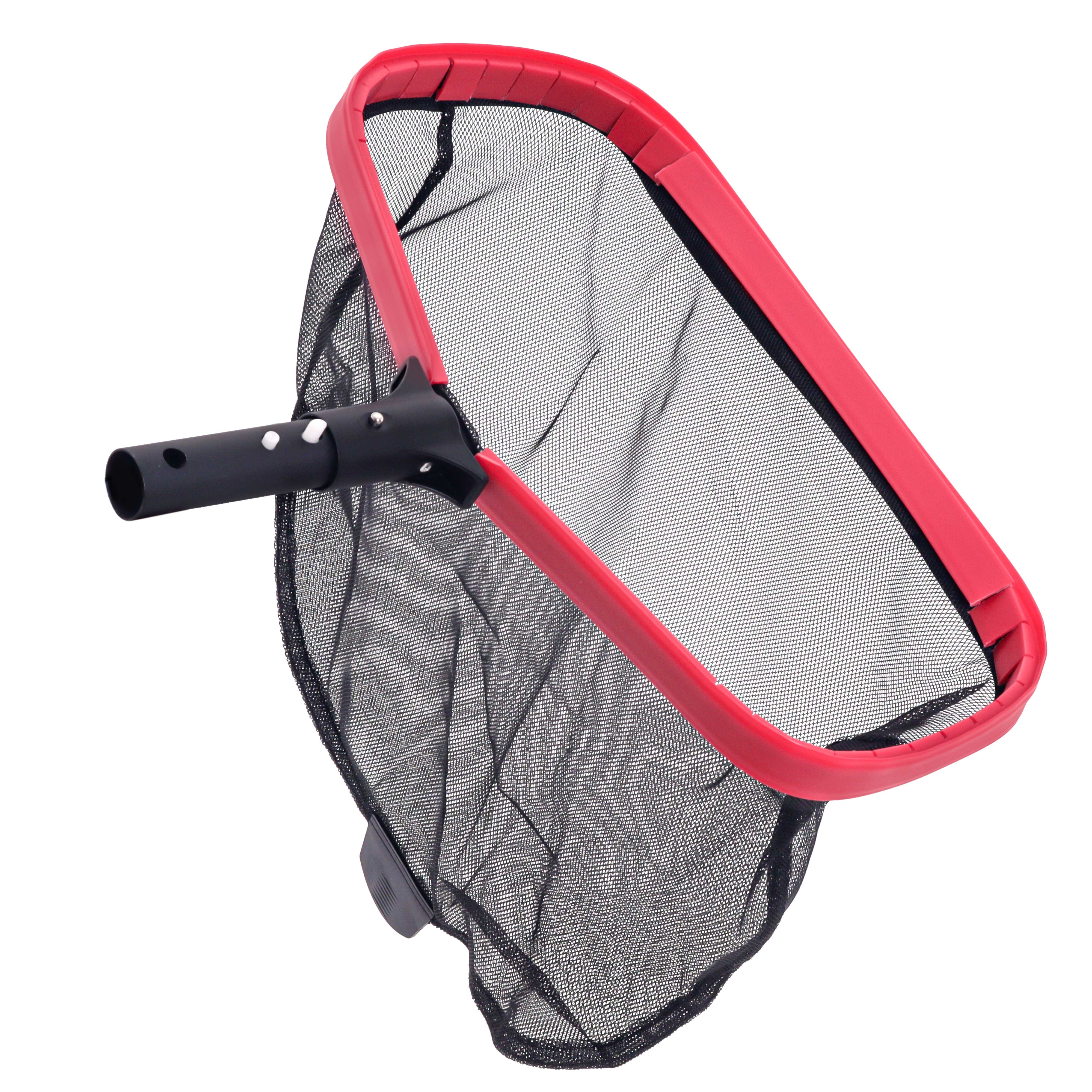 Professional Heavy Duty 17-Inch Swimming Pool Leaf Skimmer Rake with Deep Net Bag | Strong Aluminum Frame for Faster Cleaning & Debris Pickup | Ideal for In-Ground & Above Ground Pools