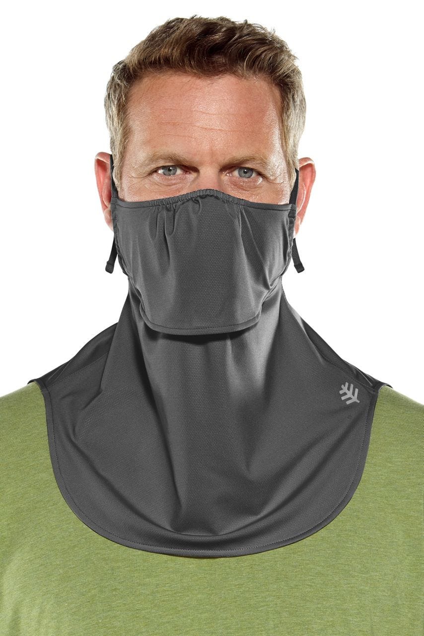 Vermilion UV Protection Layered Face Mask | Reusable & Breathable for Daily Sun Protection | Perfect for Outdoor Activities, Running, Hiking & Travel