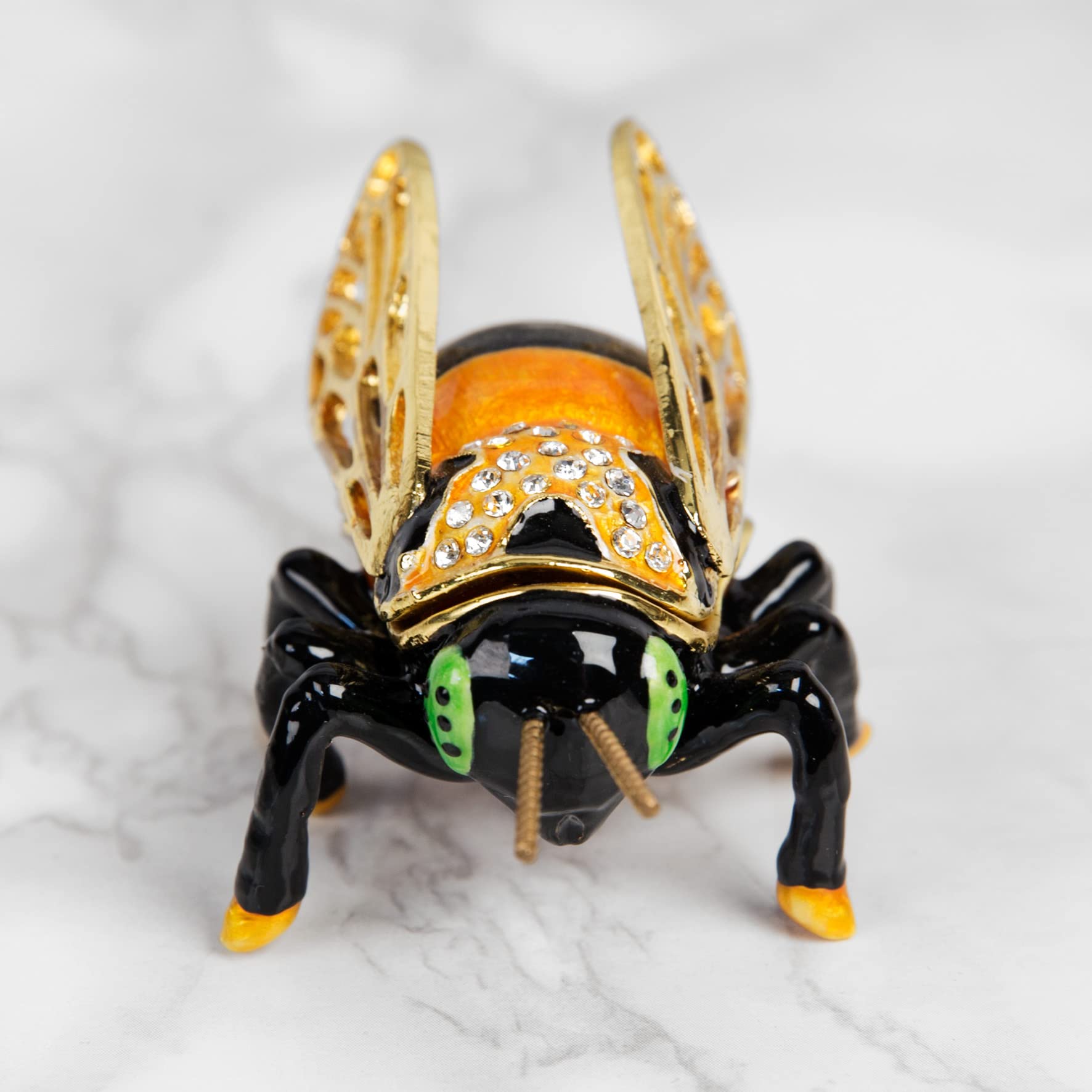Elegant Bee-Themed Trinket Box for Jewelry & Keepsakes - Perfect for Home Decor, Gift Giving & Organizing Small Treasures