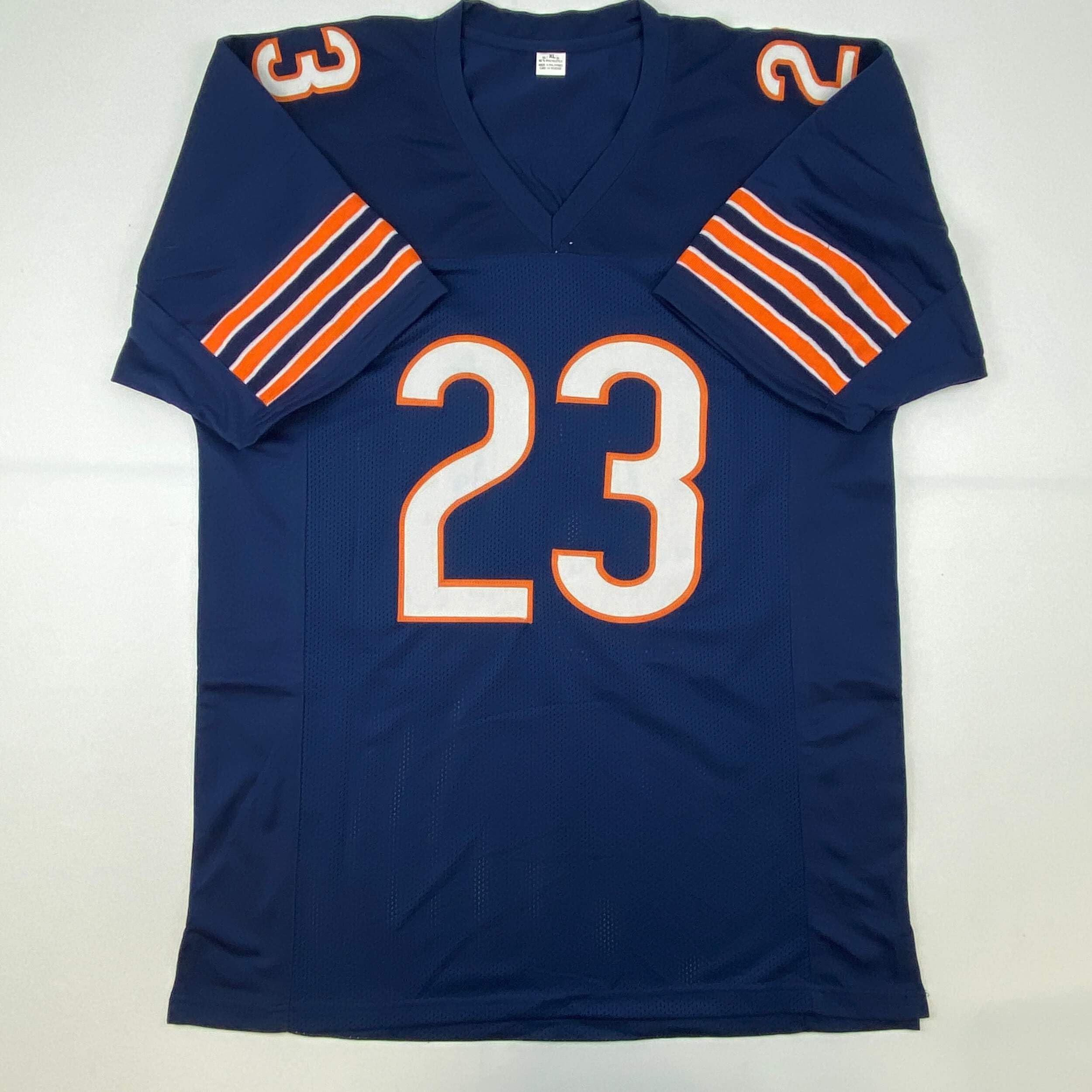 Authentic Signed Devin Hester Chicago Bears Blue Football Jersey with JSA COA - Perfect for NFL Collectors, Sports Memorabilia Displays & Fan Gifts