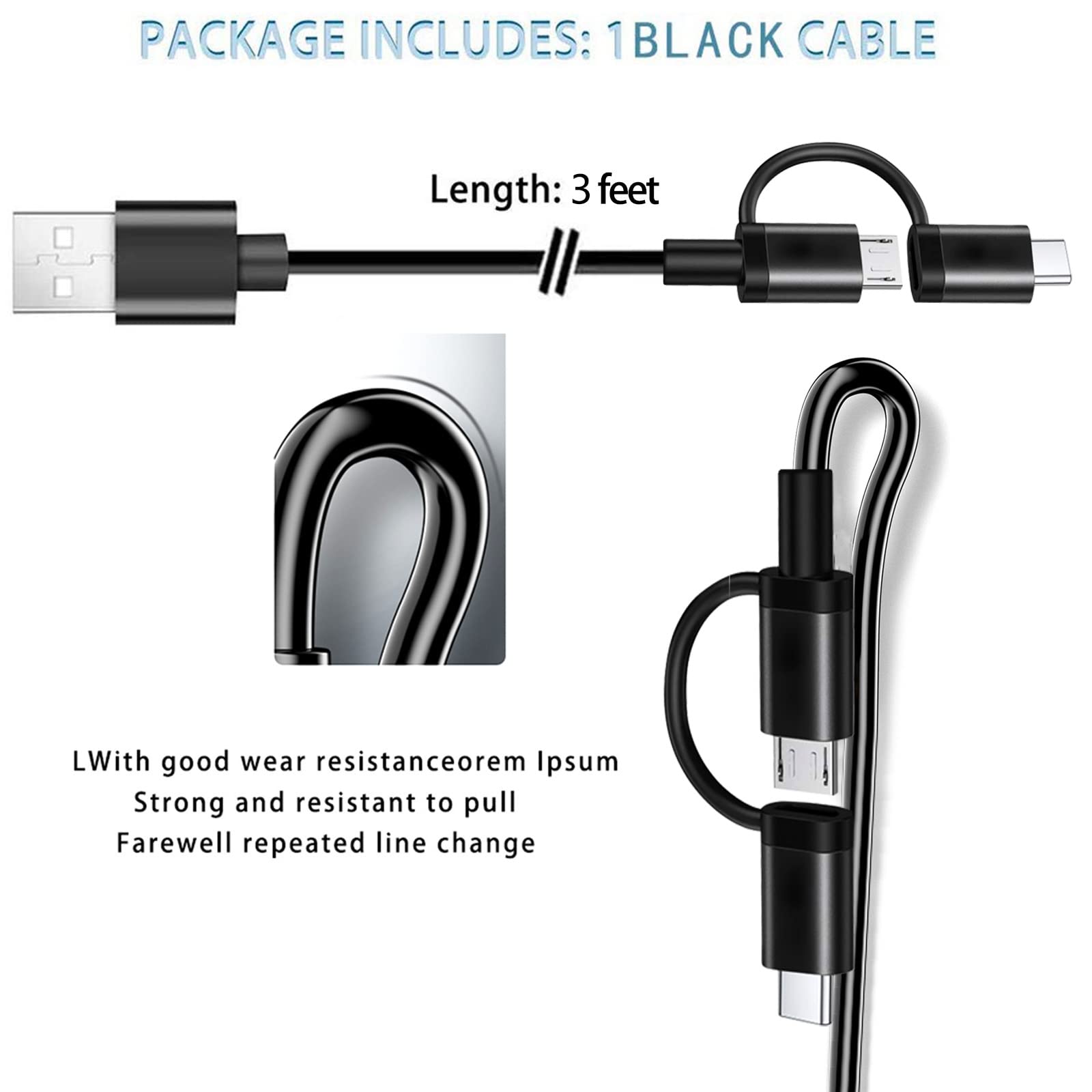 USB Wall Charger & Cable for Ortizan & OontZ Angle 3/Pro/Dual/Ultra/Shower/RainDance/Solo Bluetooth Speakers - Fast Charging Power Adapter for Home, Office & Travel Use