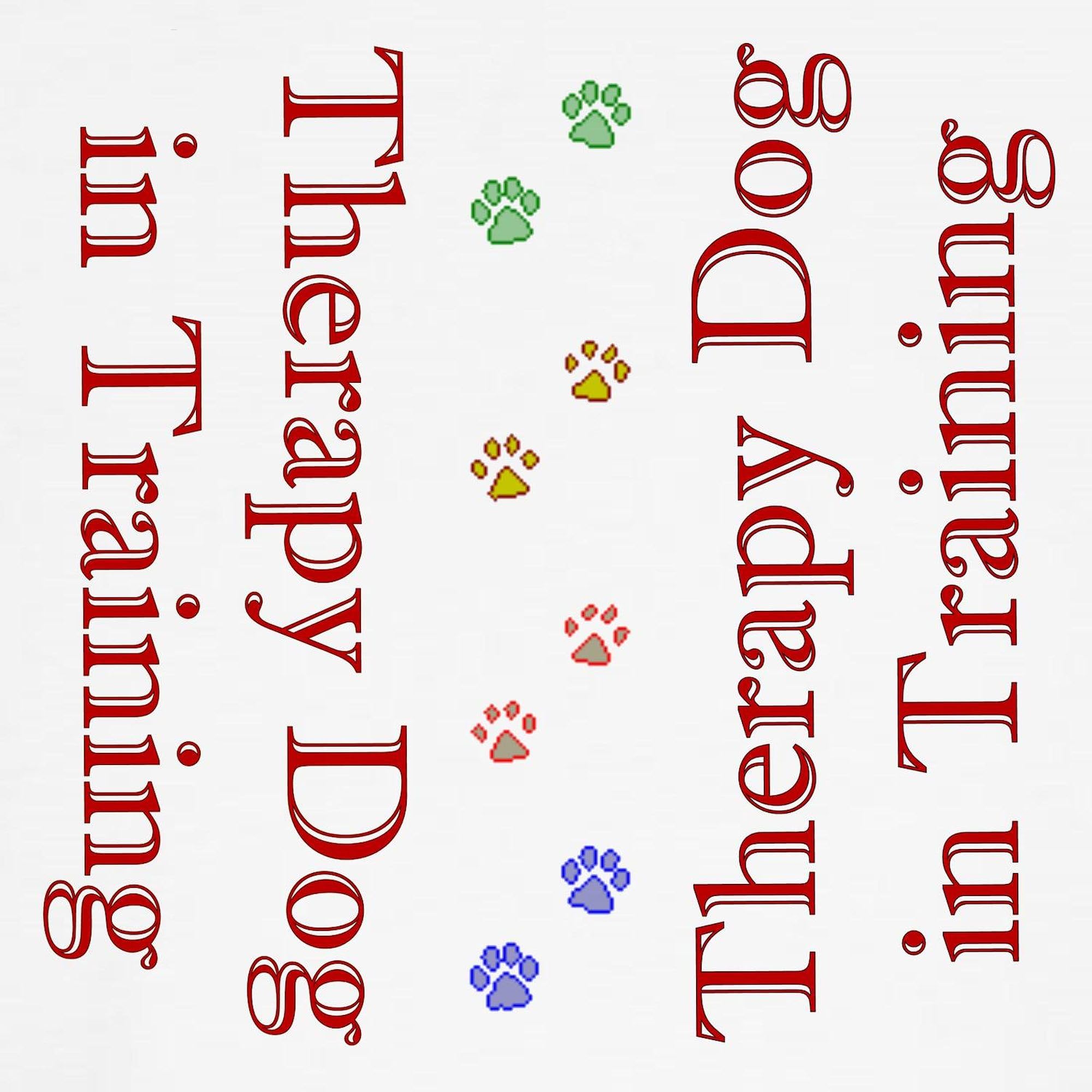 Therapy Dog in Training T-Shirt for Dogs - Funny Pet Costume & Apparel for Training Sessions, Dog Parks, and Playdates