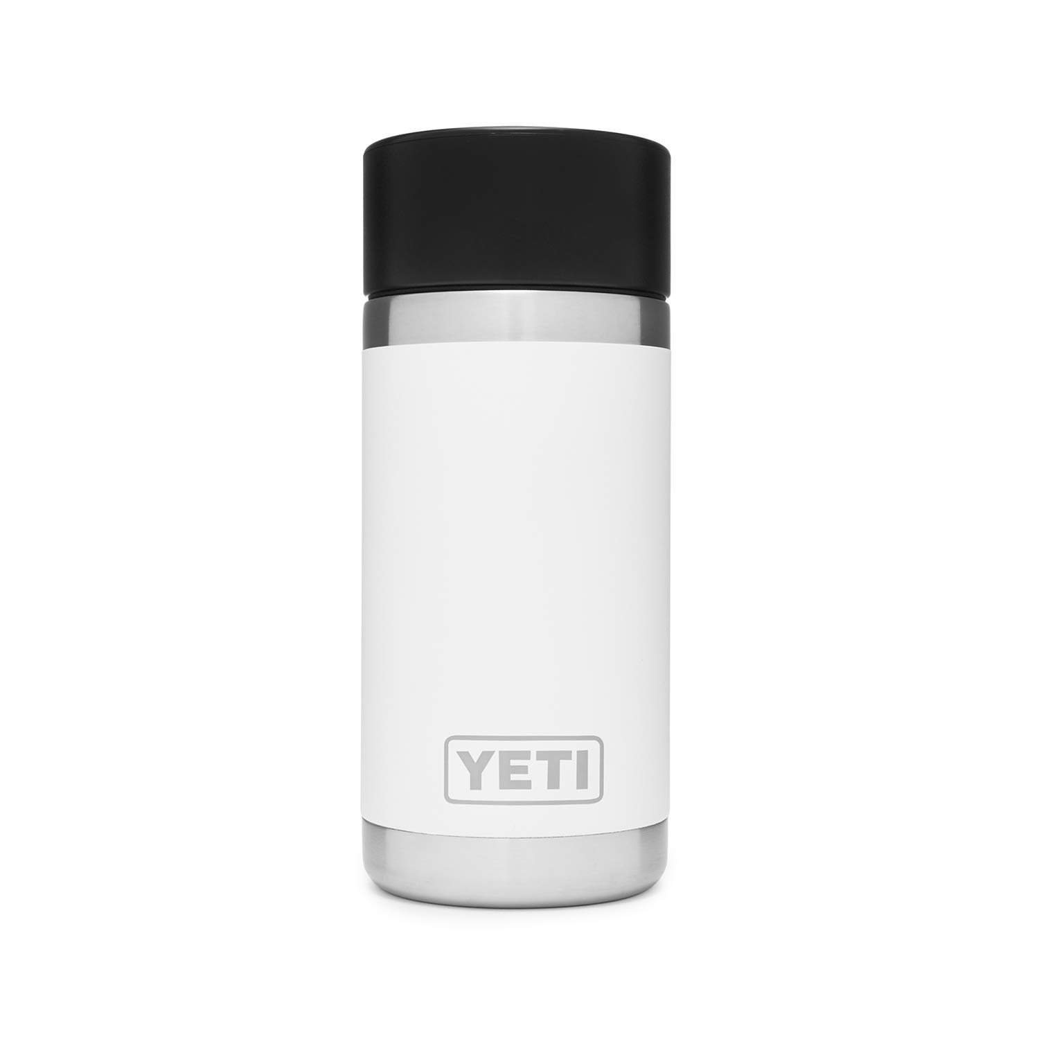 YETI Rambler 12 oz Stainless Steel Vacuum Insulated Water Bottle with Hot Shot Cap - Perfect for Hiking, Camping & Outdoor Adventures