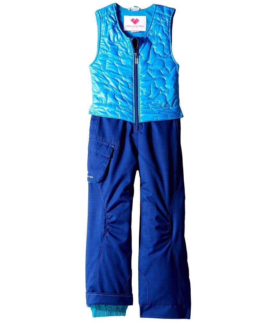 Obermeyer Kids Girl's ChaCha Bib Snow Pants - Waterproof & Insulated for Toddler/Little Kids/Big Kids (Dusk, Size 4T) - Perfect for Skiing, Snowboarding & Winter Outdoor Play
