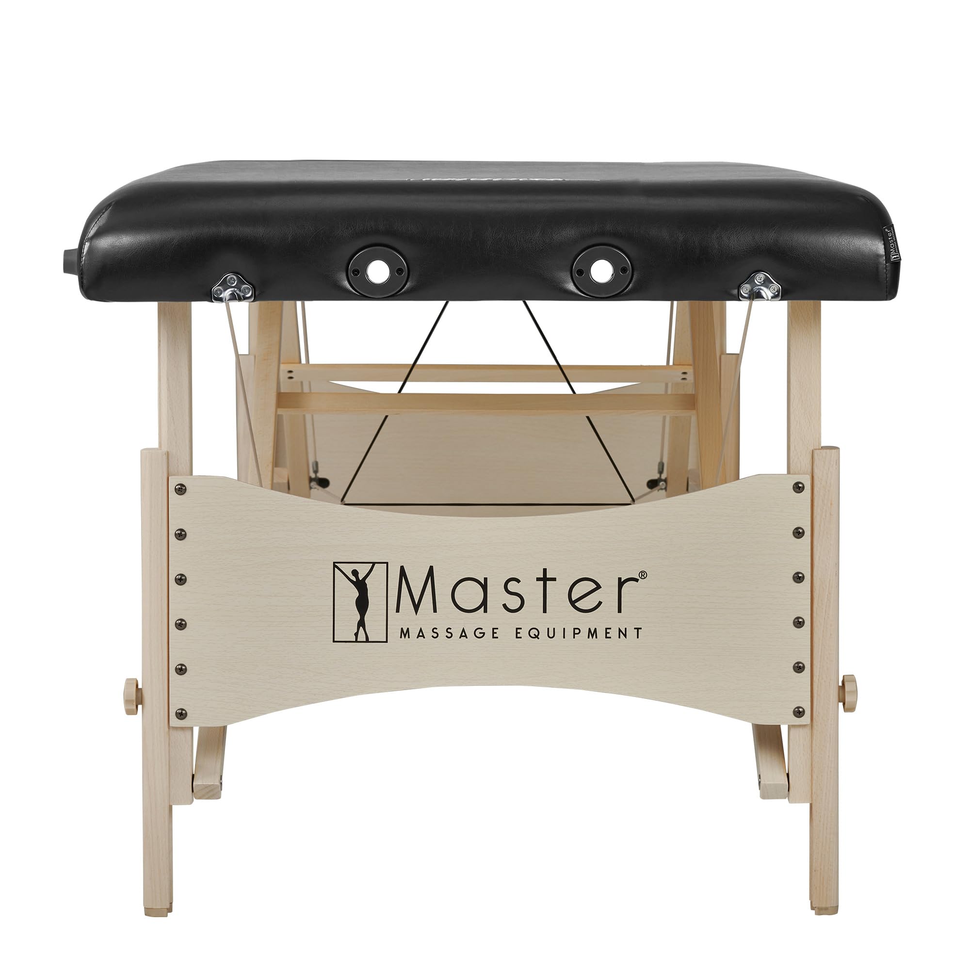 30 Inch Balboa Pro Portable Massage Table - Foldable Wooden Beauty Salon Bed for Massage, Lash Extensions & Tattoo - Black | Perfect for Spa, Home Use & Professional Therapists
