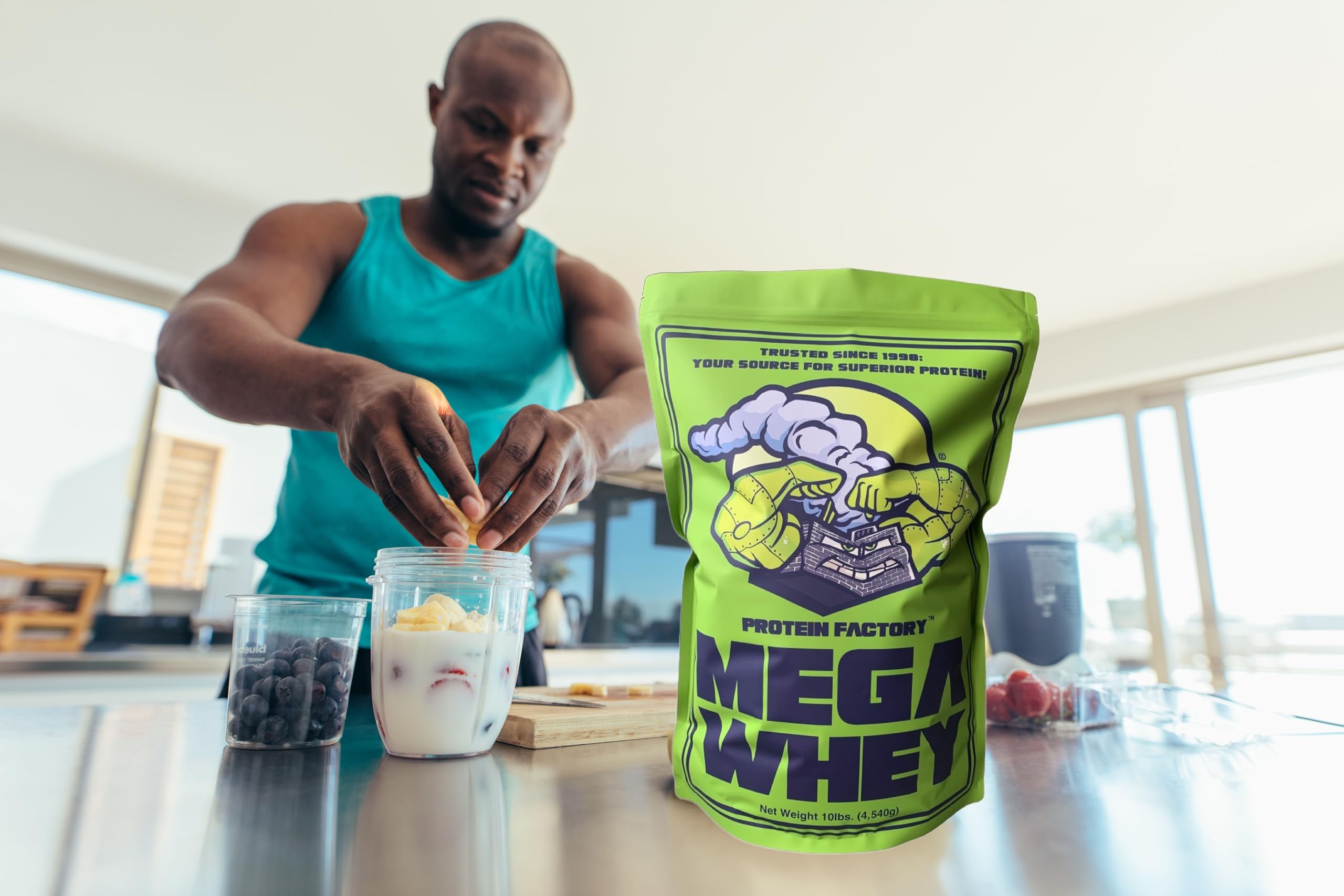 Unflavored Whey Protein Powder 10lb (140 Servings) - 25g Pure Protein with BCAA & Glutamine for Muscle Growth - Low Fat Plain Supplement for Bodybuilding, Weight Loss & Nutrition - Perfect for Smoothies, Baking & Post-Workout Recovery