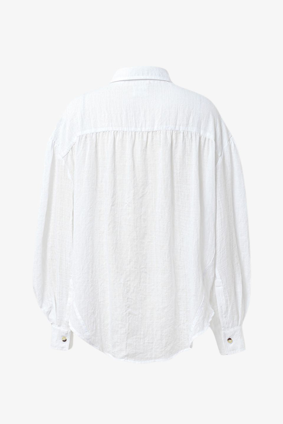 Breezy White Muslin Drop Shoulder Shirt for Women - Soft Loose Fit Boho Blouse - Perfect for Summer Outfits, Beach Vacations & Casual Wear