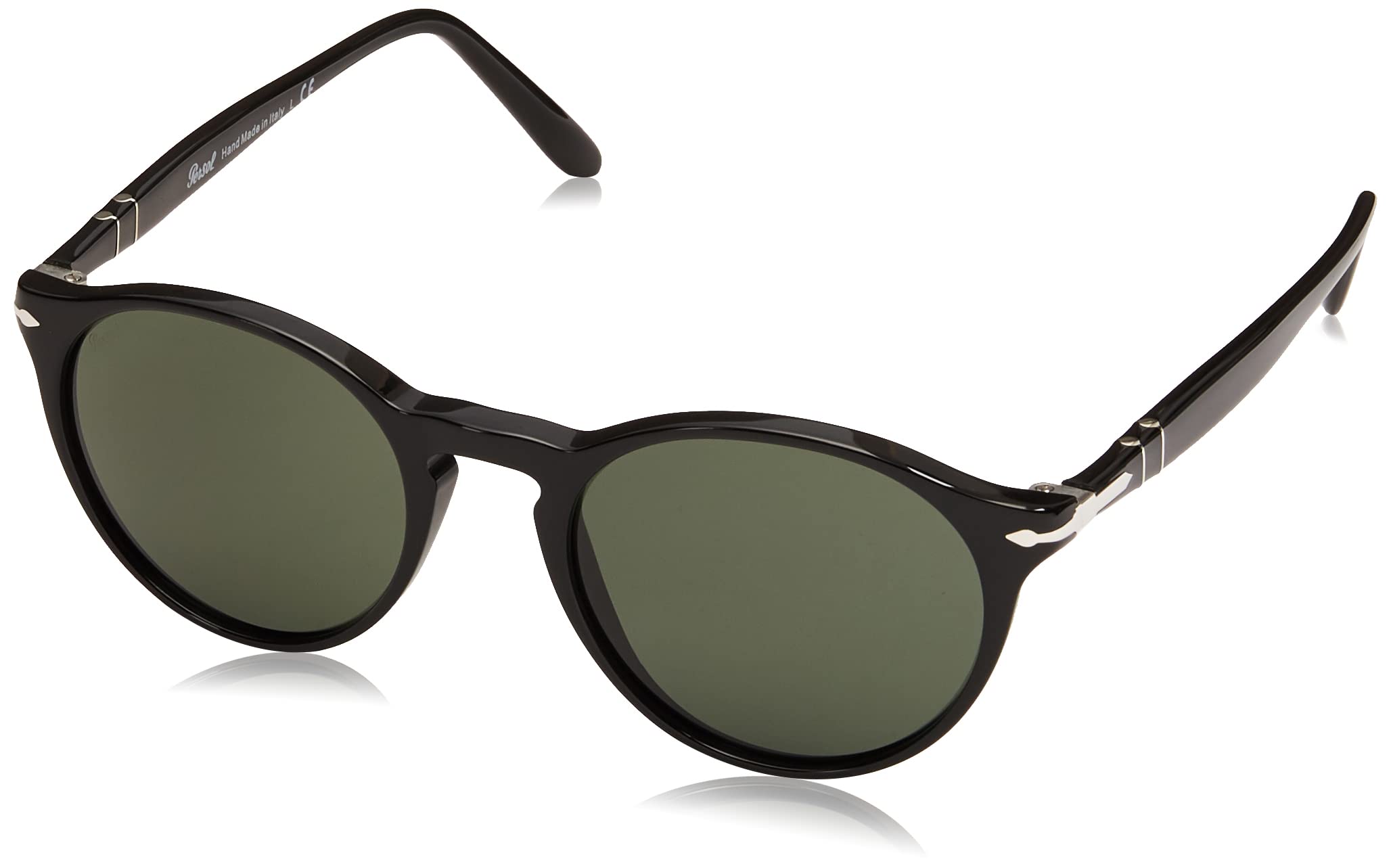 Persol PO3092SM Panto Sunglasses for Men & Women – Classic Vintage Style UV Protection – Perfect for Driving, Travel & Outdoor Activities