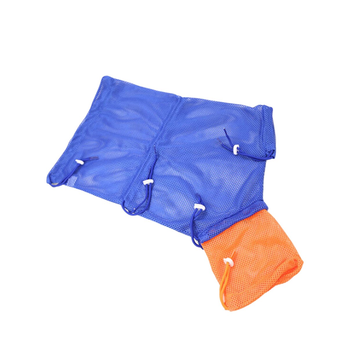TEHAUX Cat & Dog Grooming Bag - Pet Bathing Restraint Bag for Nail Clipping, Washing & Grooming (Blue/Orange) - Perfect for Home Pet Care & Professional Grooming Sessions