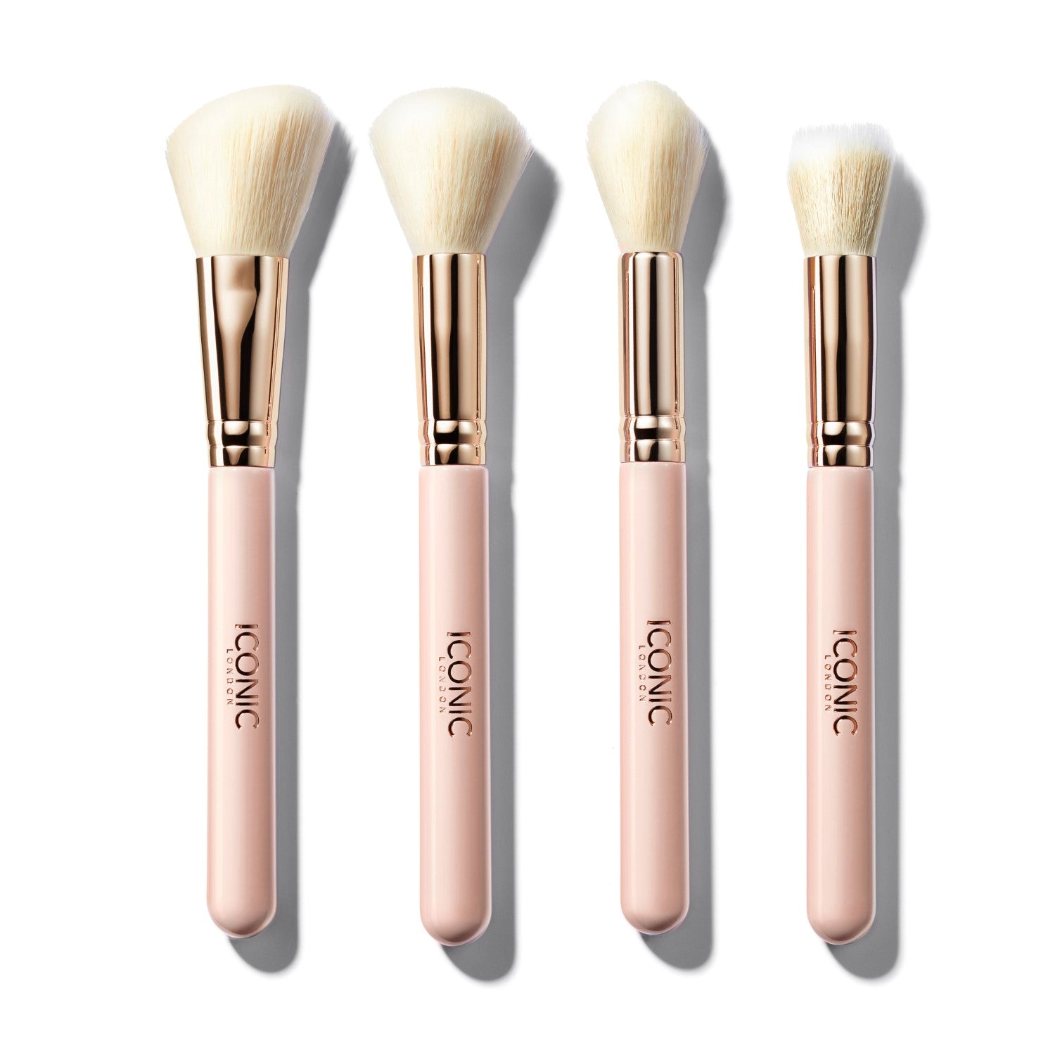 Premium Handbag Glam Face Brush Set - 5-Piece Travel Makeup Brush Kit for On-The-Go Beauty | Perfect for Touch-Ups, Travel & Everyday Makeup Application