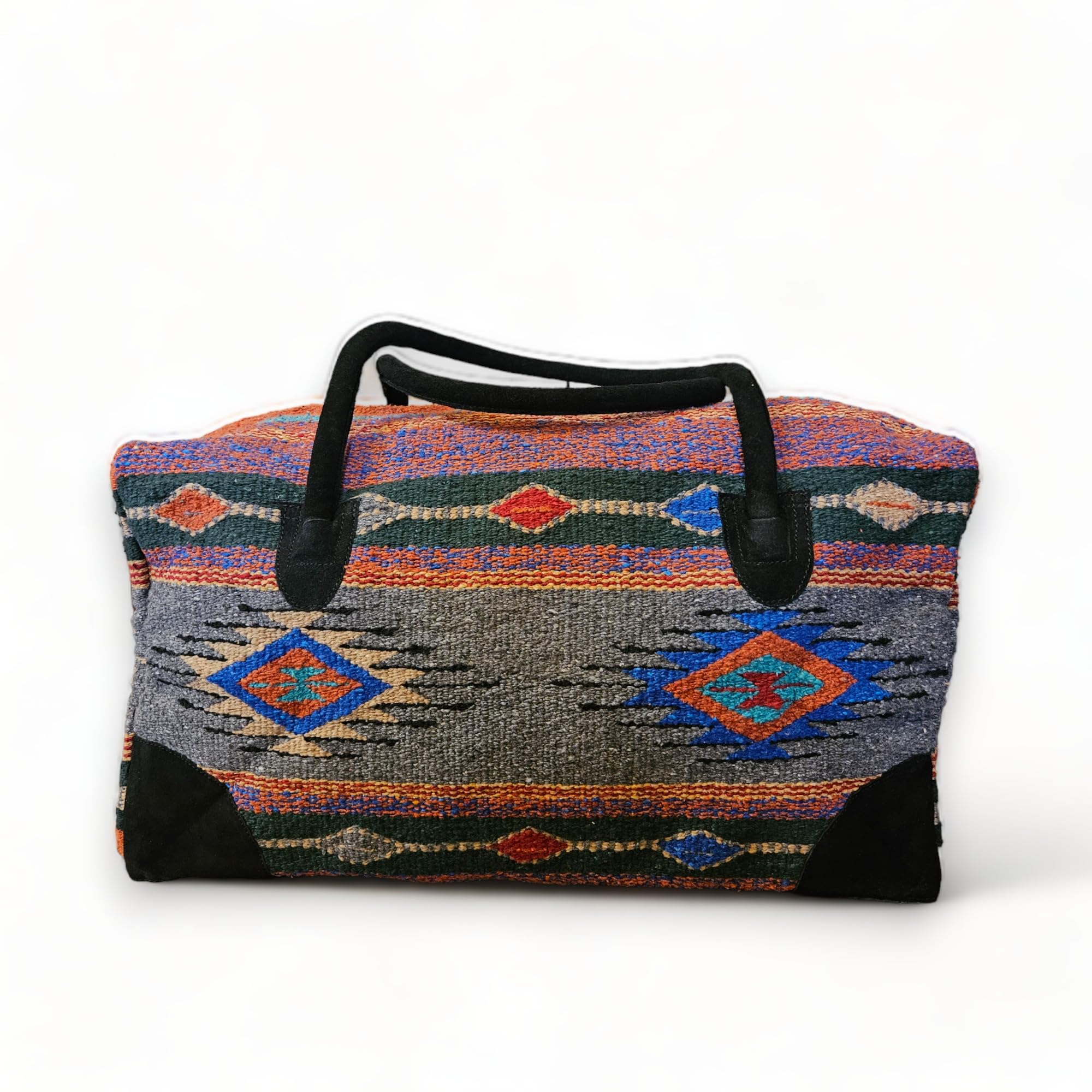 Southwestern Large Weekender Travel Bag - Western Duffle Bag for Women, Boho Style Carry-On Luggage - Perfect for Weekend Getaways, Road Trips & Air Travel (Sara)