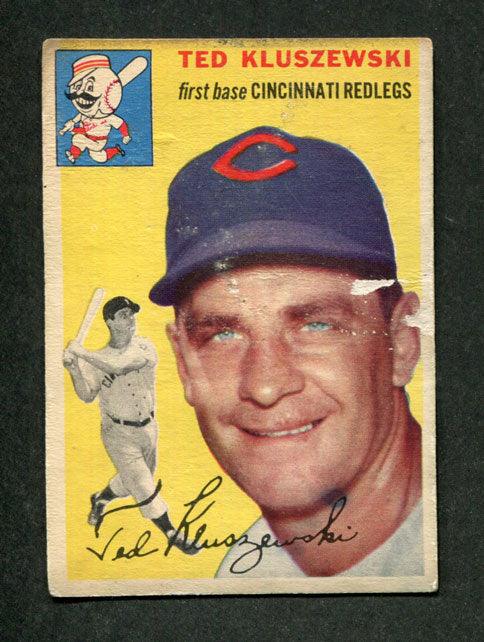 1954 Topps #7 Ted Kluszewski Cincinnati Redlegs Vintage Baseball Card - Perfect for Collectors, Sports Memorabilia Displays & Baseball History Enthusiasts