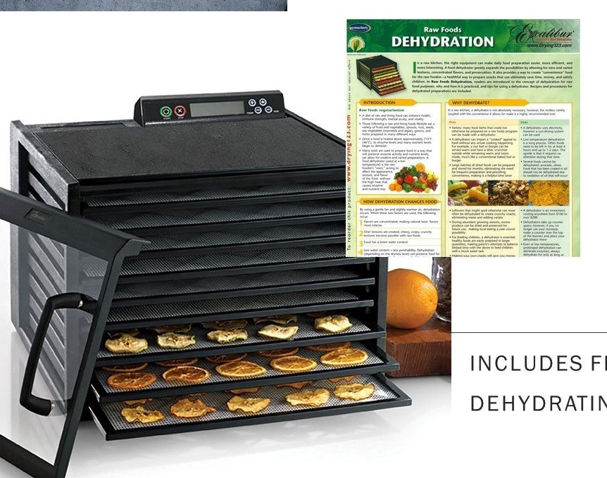 Excalibur 9-Tray Digital Food Dehydrator for Jerky, Fruits & Vegetables | BPA-Free | Energy Efficient | Free Shipping | Perfect for Home Kitchen, Camping & Healthy Snacks