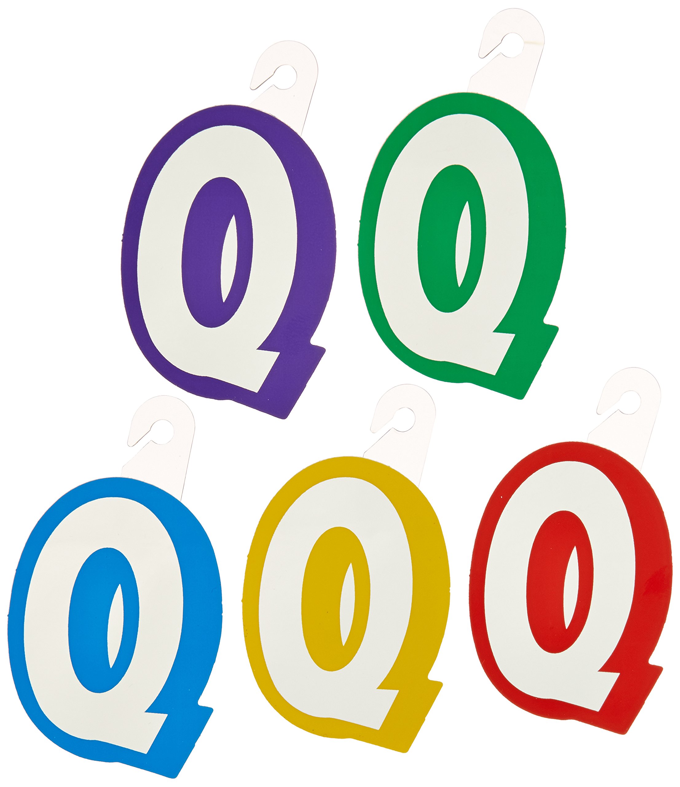 Pioneer Balloon Company Just Write Balloon Stickers with Hang Tab - Letter Q | DIY Party Decorations, Birthday & Wedding Balloon Lettering