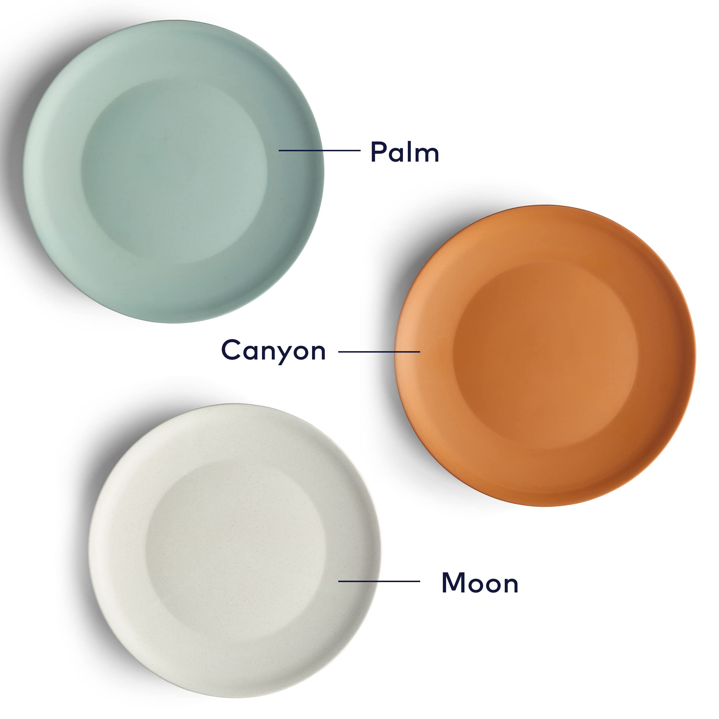 Eco-Friendly 12-Piece Plant-Based Dinnerware Set for 4 - Biodegradable Bowls & Plates for Outdoor Dining, Picnics & Sustainable Living | Year & Day
