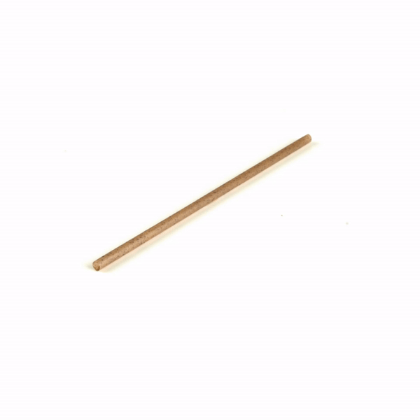 Eco-Friendly Compostable Brown PLA Plastic & Coffee Ground Straws - 8 1/4 Inch, 100 Count Box - Perfect for Restaurants, Cafes & Sustainable Parties
