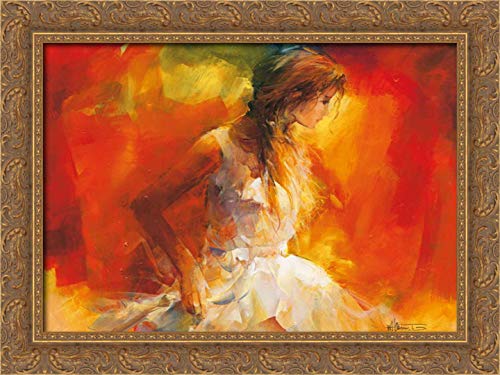 Canvas Art in a Gold Ornate Wood Frame