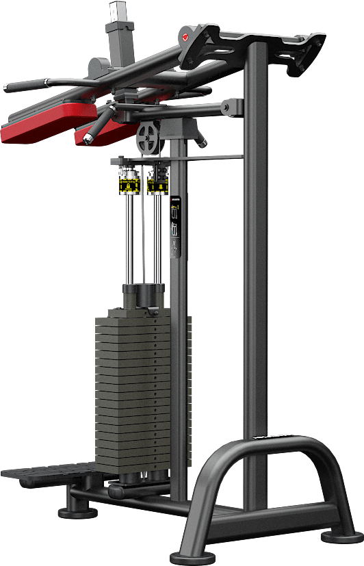ATLANTIS Standing Calf Raise Machine - Professional Gym Equipment for Home & Commercial Use - Perfect for Leg Workouts, Strength Training & Fitness