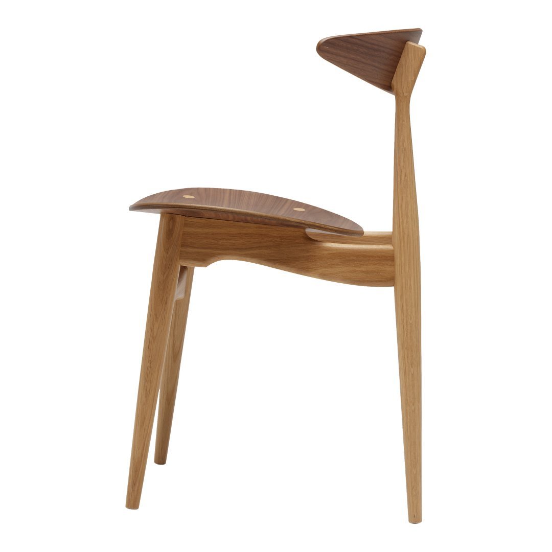 Ergonomic CH33T Wooden Chair - Comfortable & Durable Home Office Chair for Work, Study & Gaming - Solid Wood Desk Chair with Back Support