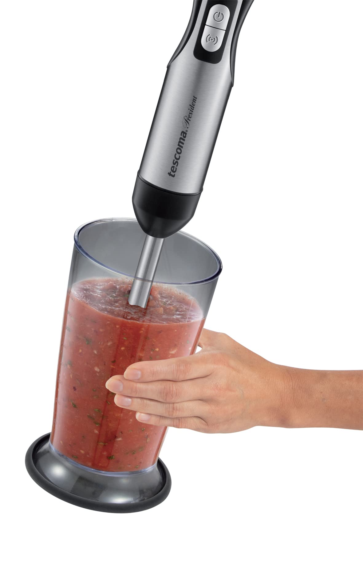 Tescoma PRESIDENT 909020 Professional Immersion Blender - High-Speed Hand Blender for Smoothies, Soups, Sauces & Baby Food - Kitchen Essential for Blending, Pureeing & Mixing