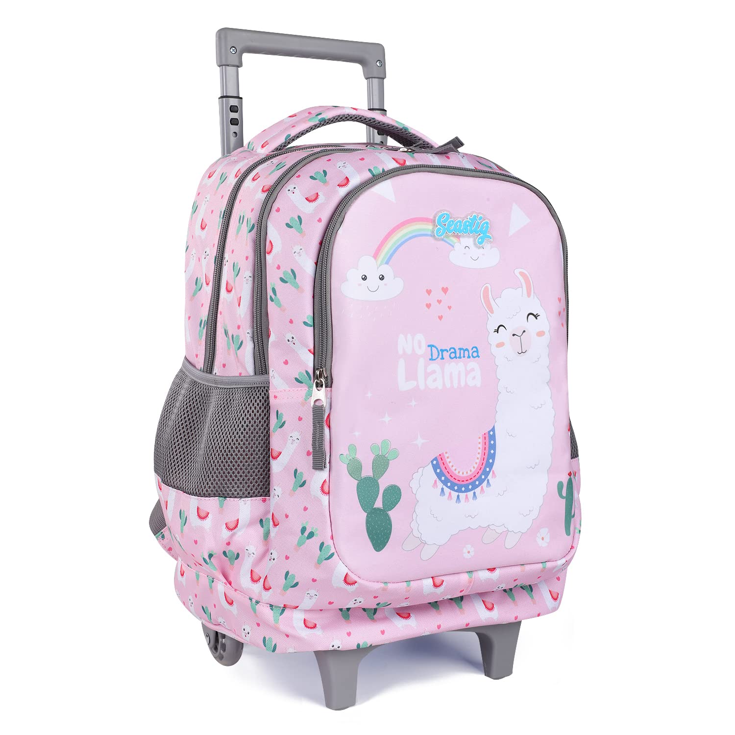 Rolling Backpack for Kids - 18 Inch Wheeled Backpack with Double Handle for Boys and Girls | Perfect for School, Travel & Daily Use