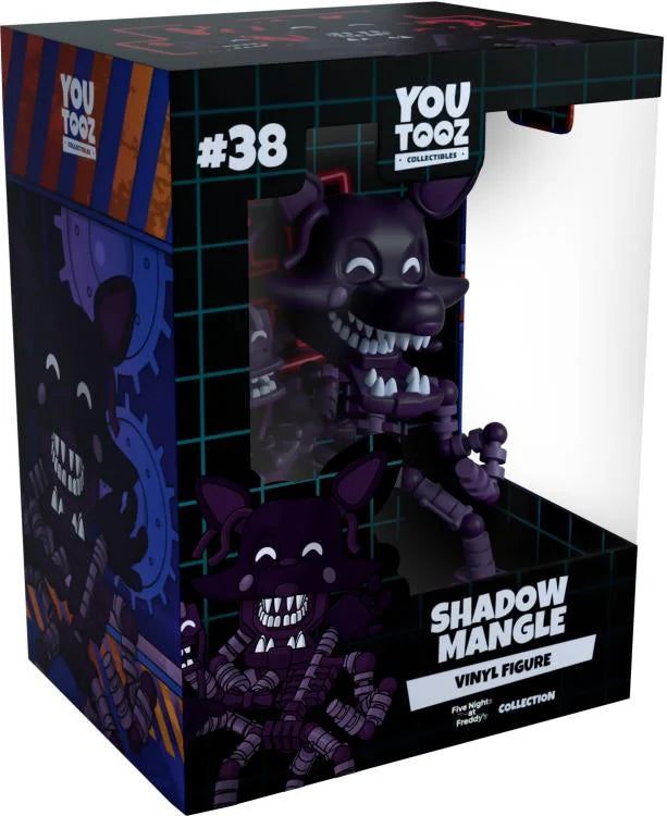 Five Nights at Freddy's Shadow Mangle Vinyl Figure - Collectible FNAF Toy for Horror Game Fans & Decor for Gaming Room, Office, or Halloween Party