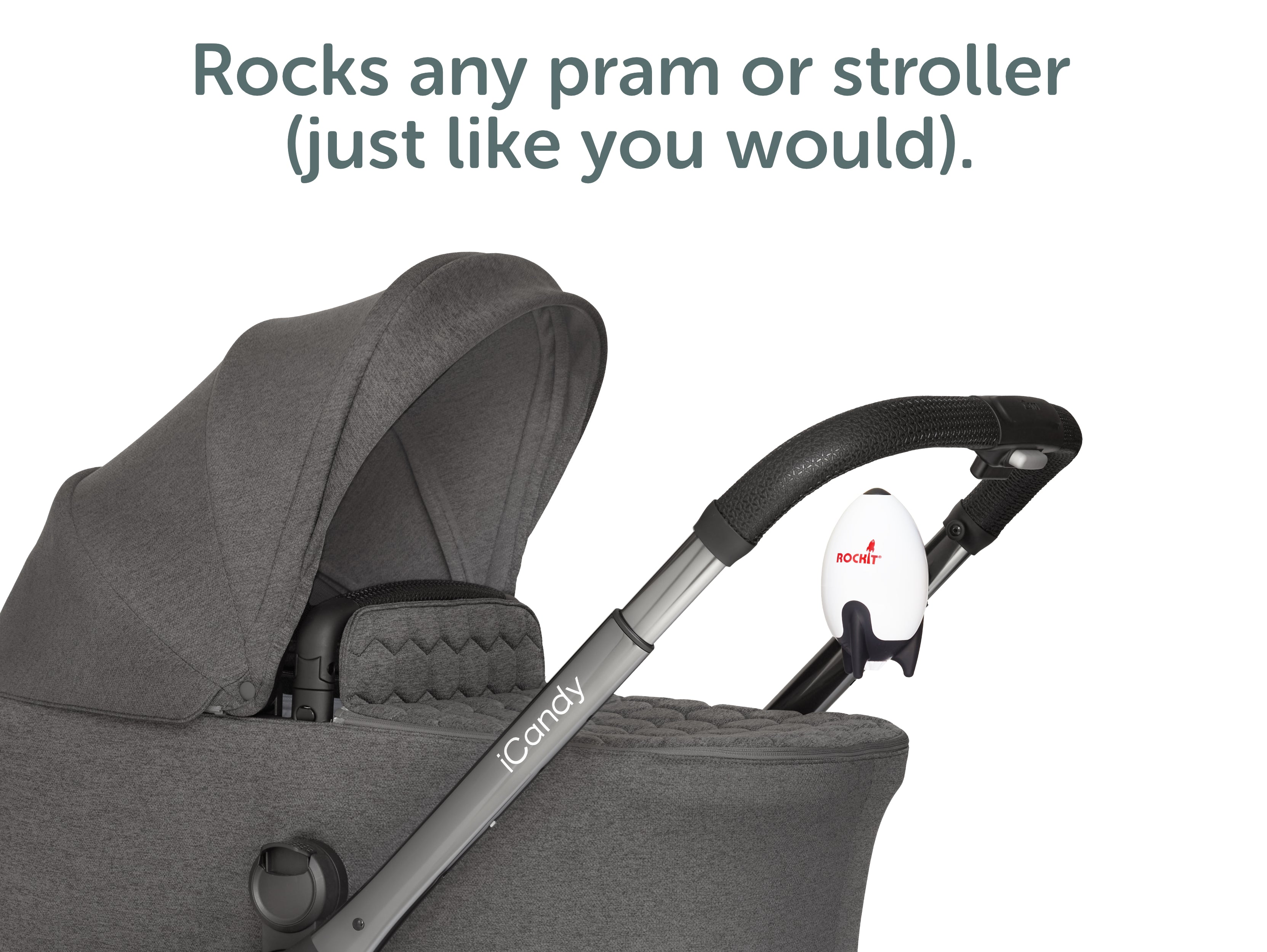 Rockit Portable Baby Rocker - USB Rechargeable 2.0 Baby Swing with Soothing Vibrations | Perfect for Nursery, Travel & Bedtime Comfort