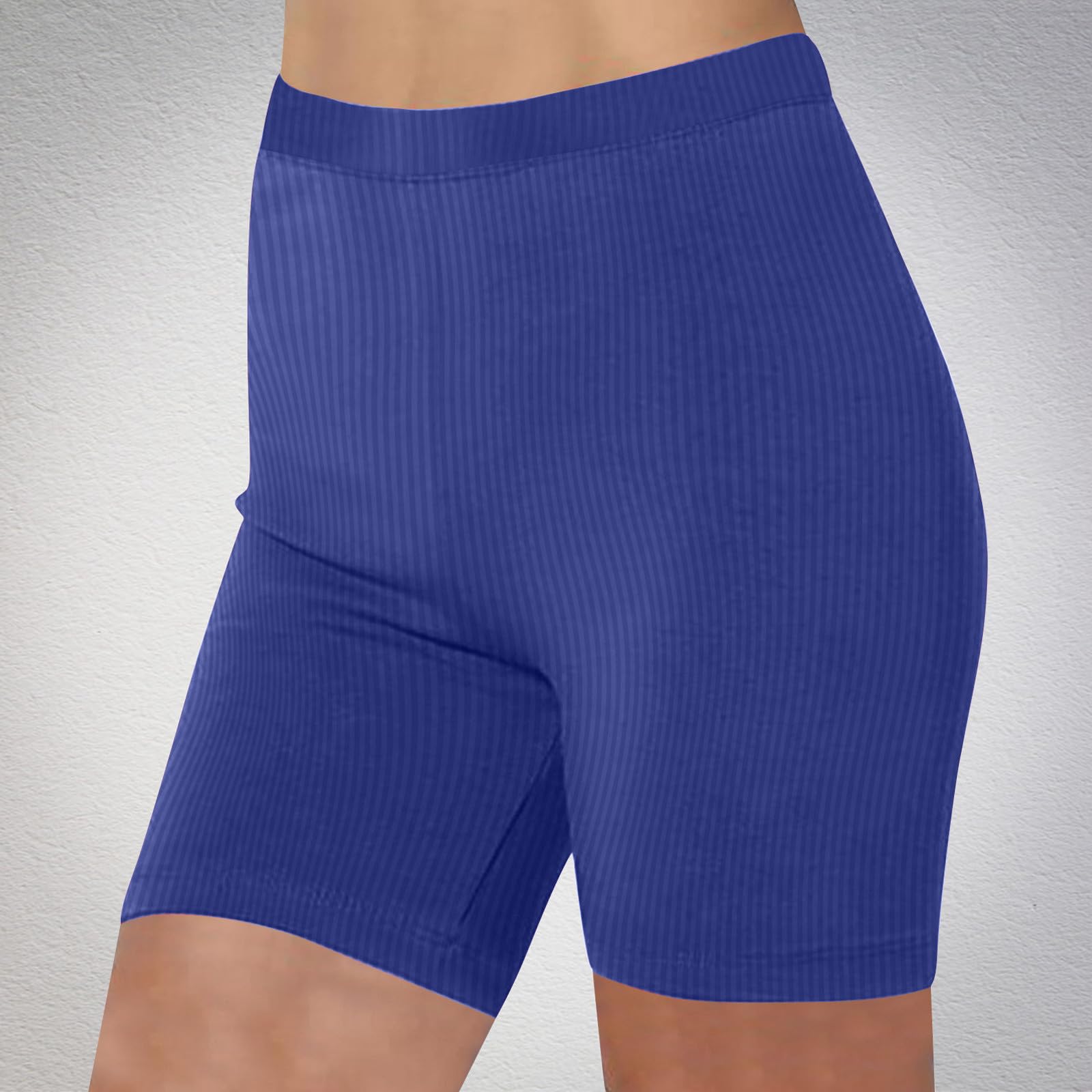 GCVizuso 2 Pack Women's High Waisted Athletic Shorts - Stretchy Workout Shorts for Yoga, Running & Fitness - Breathable Solid Leggings for Gym, Jogging & Active Lifestyle