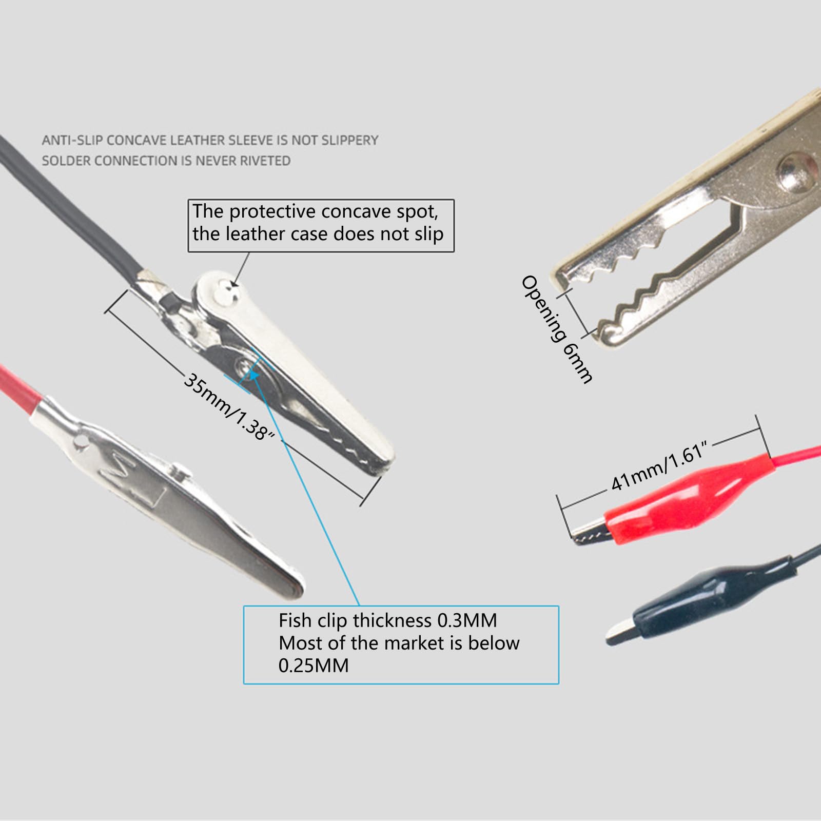 BNC Oscilloscope Probe - High-Quality BNC to Alligator Clip Adapter (110cm) for Reliable Signal Transmission - Ideal for Electronics Testing, Circuit Debugging & Lab Measurements