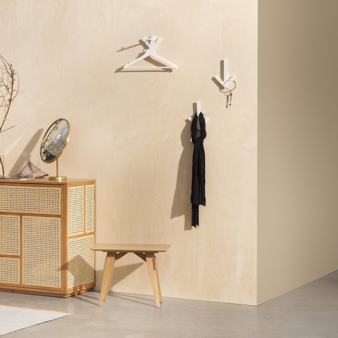 Hallen Arrow Hanger - Modern Wall Hook for Hats, Coats & Keys | Design House Stockholm | Perfect for Entryway, Bedroom & Office Organization