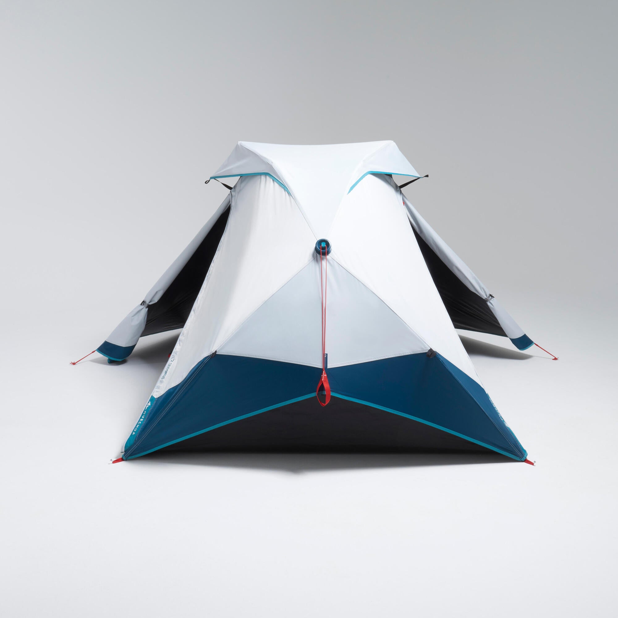 Quechua 2 Second Easy Fresh & Black Waterproof Pop Up Camping Tent for 2 Person - Lightweight Instant Setup Tent for Outdoor Adventures, Hiking, Backpacking & Family Camping Trips