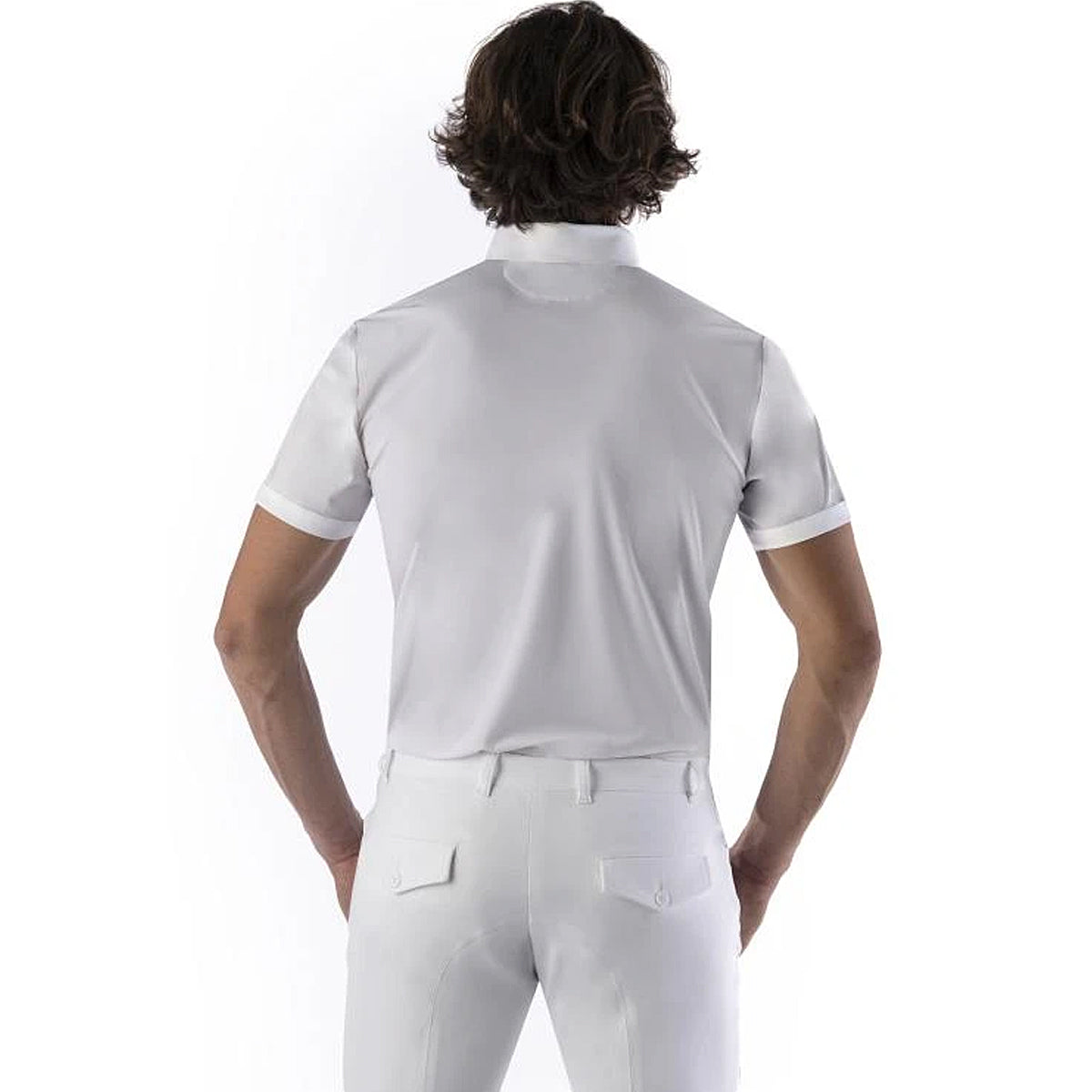EGO 7 Men's M Short Sleeve Show Shirt - Comfortable Casual Button Up Shirt for Men - Perfect for Outdoor Events, Parties & Daily Wear