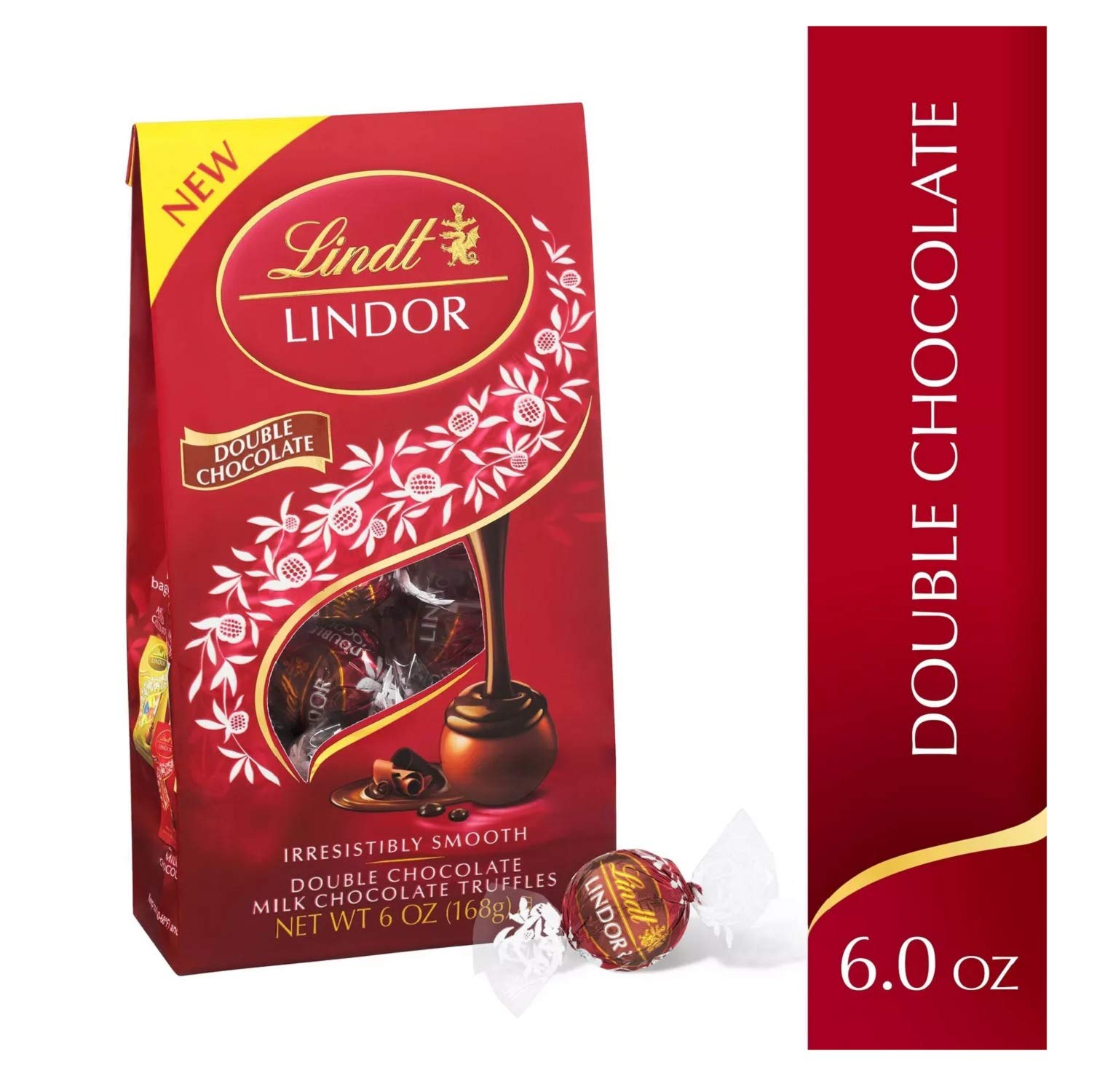 Lindor Double Chocolate Truffles 6oz - Perfect for Gifts & Desserts
