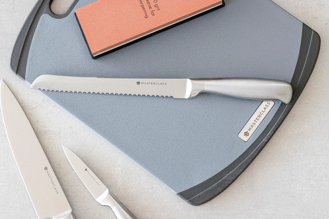 Premium Acero Stainless Steel 8-Inch Bread Knife - Professional Serrated Blade for Slicing Bread, Cakes & Pastries - Perfect for Home Baking & Restaurant Use