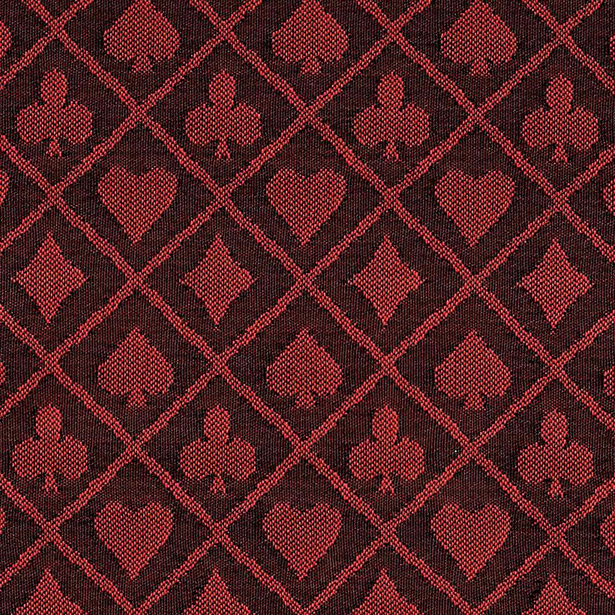 Premium Two-Tone Poker Table Cloth - Casino Quality Suited Speed Cloth with Dark Background | Waterproof & Durable Poker Table Cover (Red) | Perfect for Home Game Nights, Casino Parties & Poker Tournaments