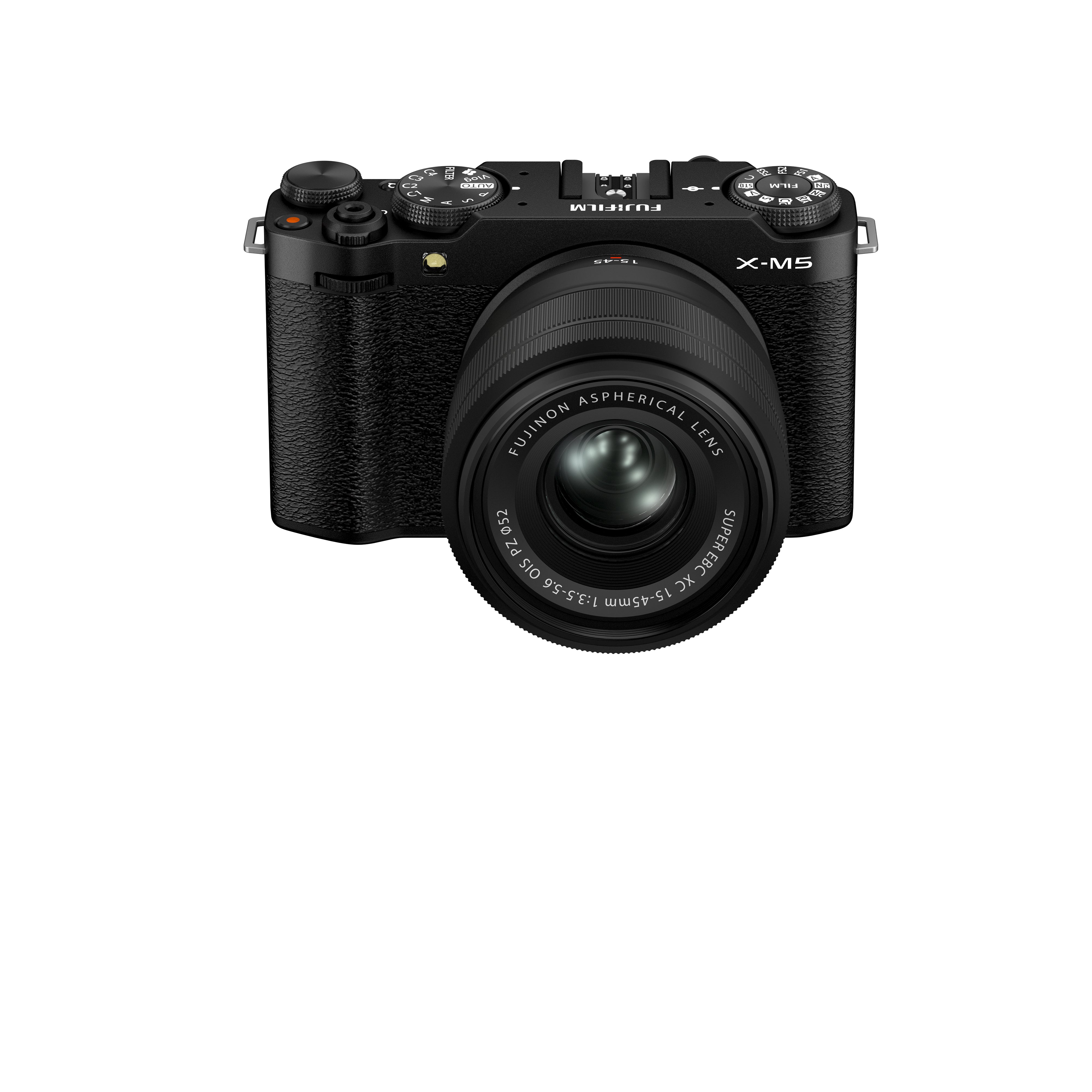 FUJIFILM X-M5 Mirrorless Digital Camera with 15-45mm f/3.5-5.6 Lens Kit (Black) - Perfect for Travel Photography, Vlogging & Street Shooting