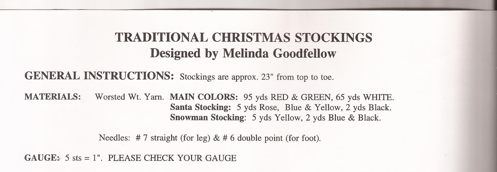 Yankee Knitter Designs Knitting Pattern #24 - Traditional Christmas Stockings DIY Kit for Holiday Decorations | Perfect for Handmade Gifts, Festive Home Decor & Cozy Winter Crafting