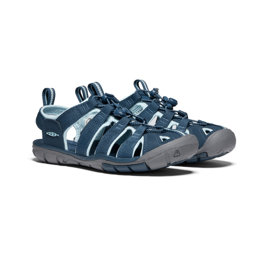 Women's Clearwater CNX Comfortable Water Sandals - Navy/Blue Glow | Lightweight & Quick-Drying for Beach, Pool, and Outdoor Activities