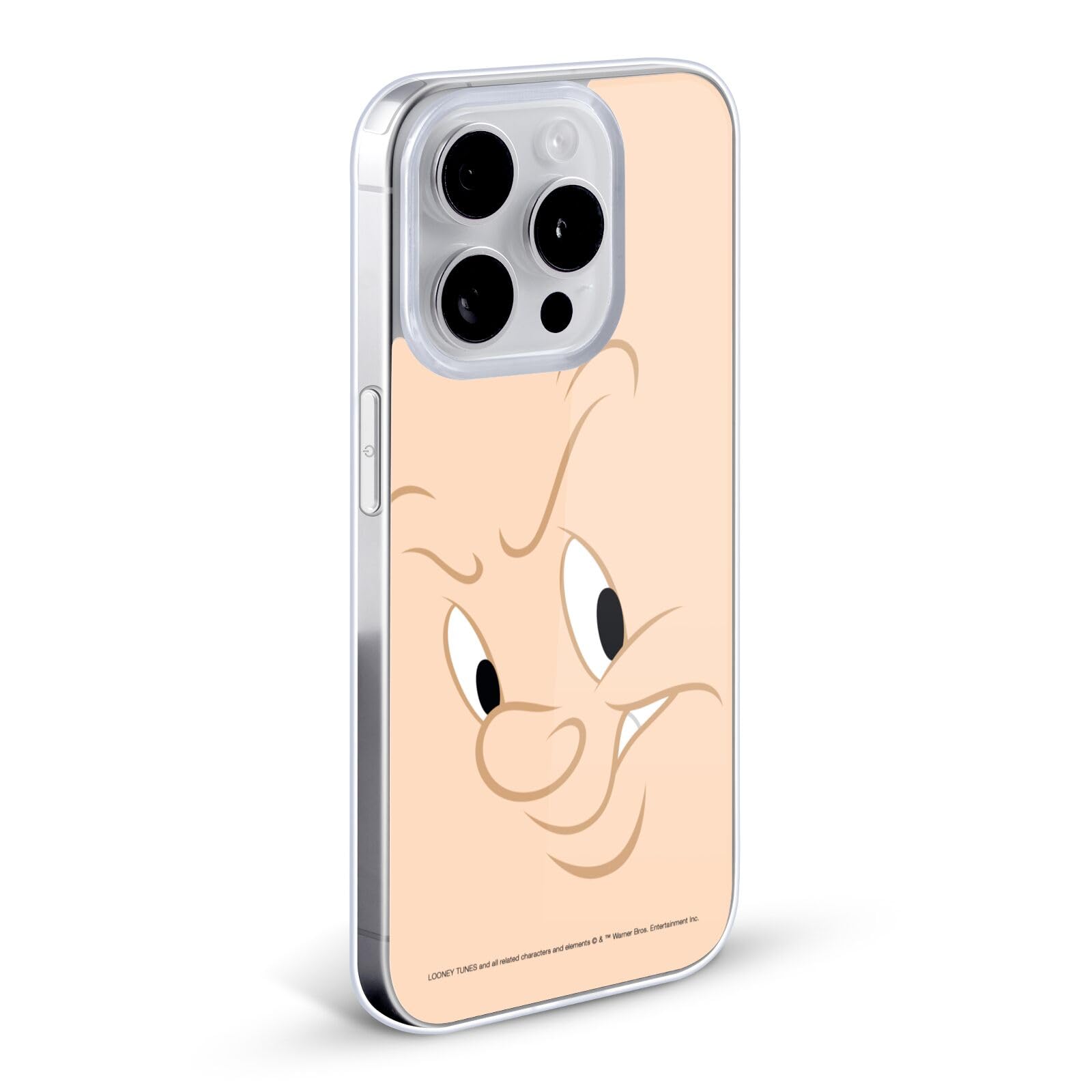 Officially Licensed Looney Tunes Elmer Fudd Full Face Soft Gel Phone Case for Apple iPhone 7 Plus/8 Plus - Durable Protection & Fun Design for Everyday Use
