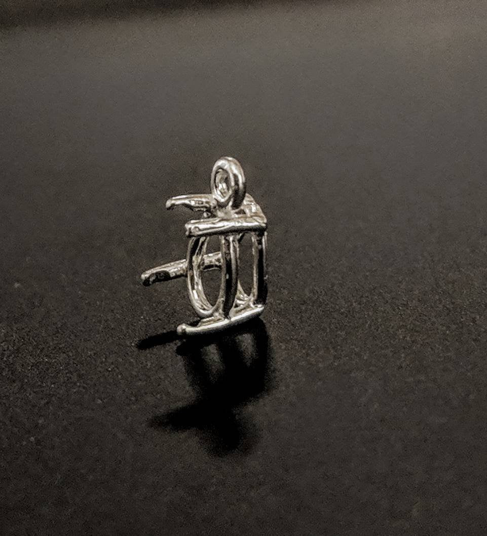 Sterling Silver or 14k Gold Pear-Shaped Dangle Pendant Setting - 5x3mm (30x22mm) - Handcrafted in USA - Perfect for Necklaces, Earrings & Jewelry Making