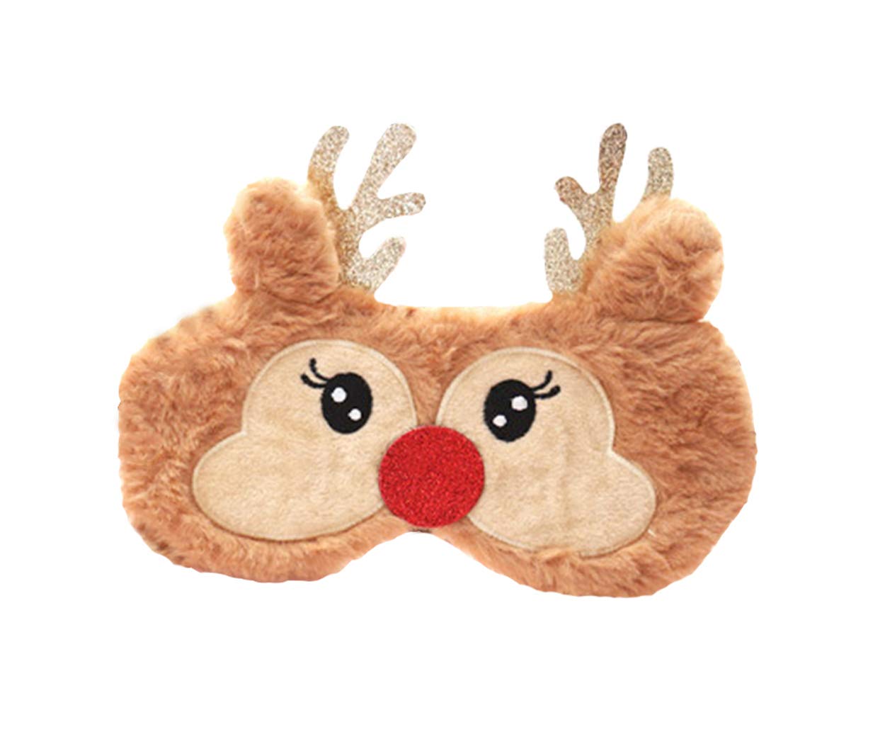 Cute Cartoon Animal Sleep Mask for Women & Kids - Soft Comfortable Blindfold Eye Cover for Better Sleep, Travel & Relaxation