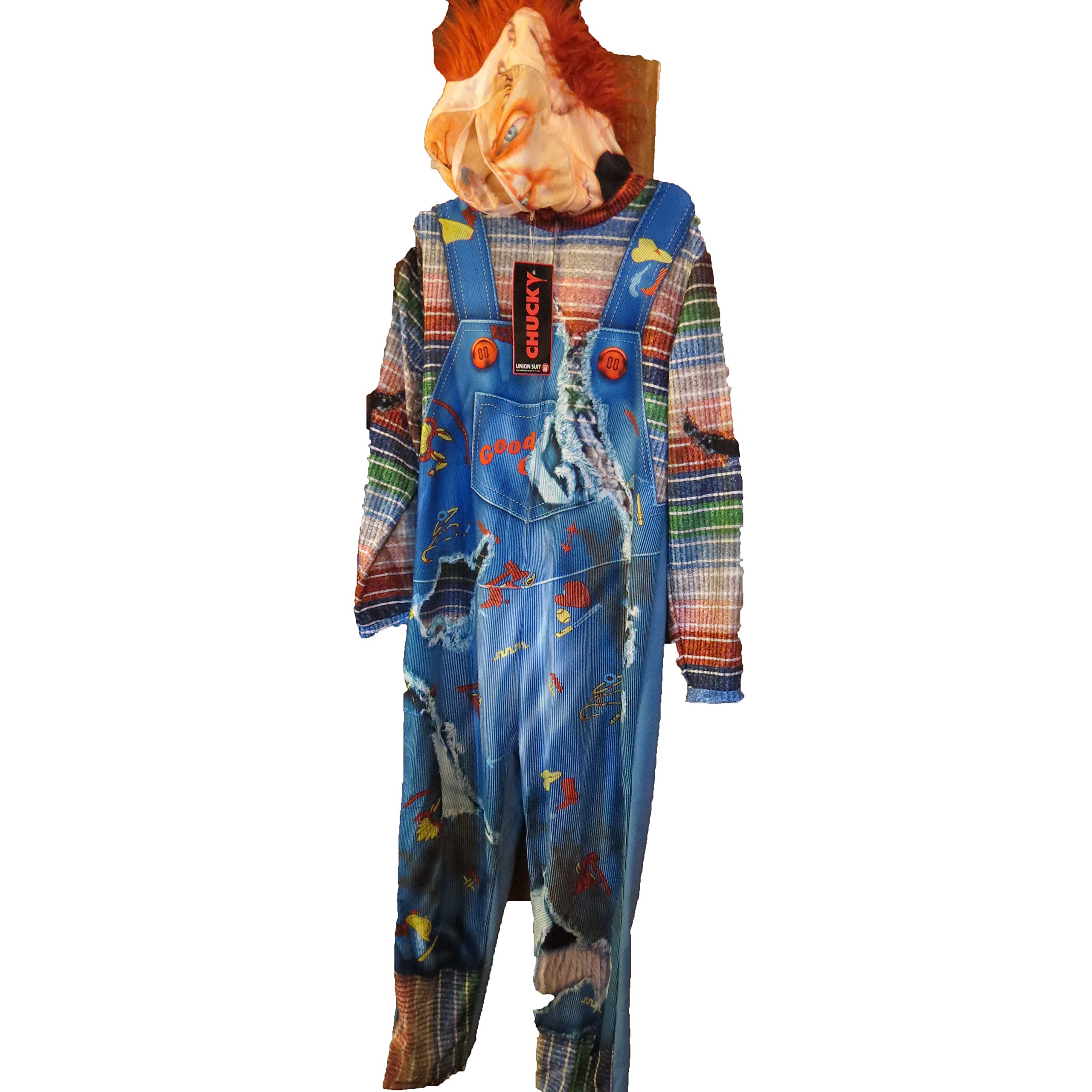 Chucky Doll Men's Union Suit - Horror Movie Costume for Halloween, Cosplay & Themed Parties