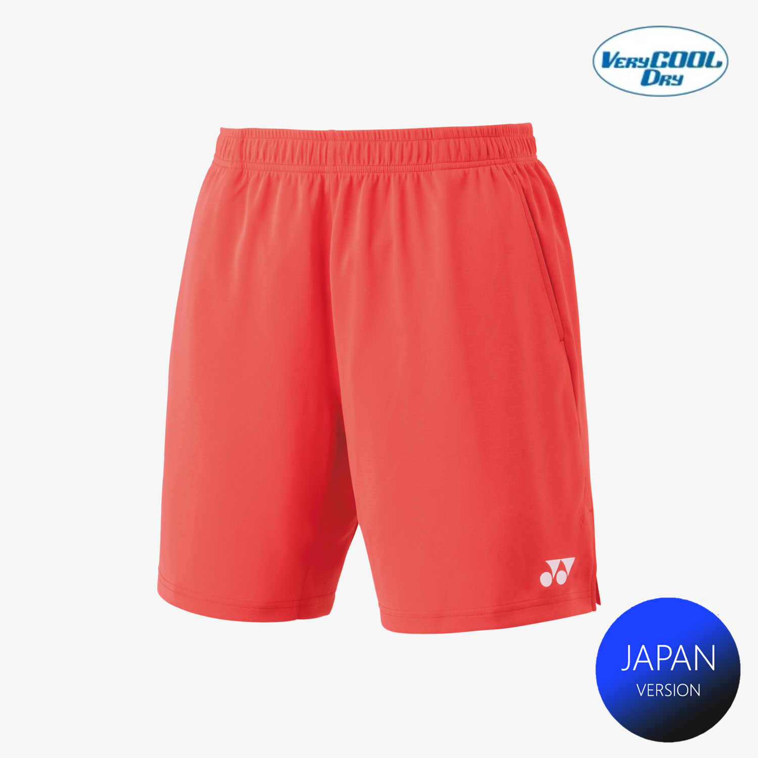 Yonex Men's Breathable Knitted Half Pants 15170 - Pearl Red | Comfortable Athletic Shorts for Tennis, Badminton & Casual Wear