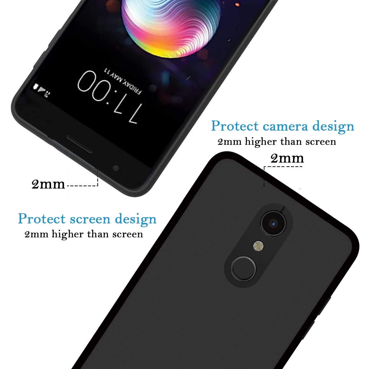 Custom LG K30 (2018) Phone Case with Photo & Text Personalization - Soft TPU Protective Cover, Anti-Scratch Design (Not Compatible with LG K30 2019) - Perfect for Everyday Use, Gifts & Special Occasions