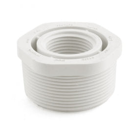 2 x 1 Inch Reducing Bushing Threaded Fitting - NPT Pipe Connector Adapter for Plumbing, HVAC & Industrial Applications - Perfect for Water, Gas & Air Systems