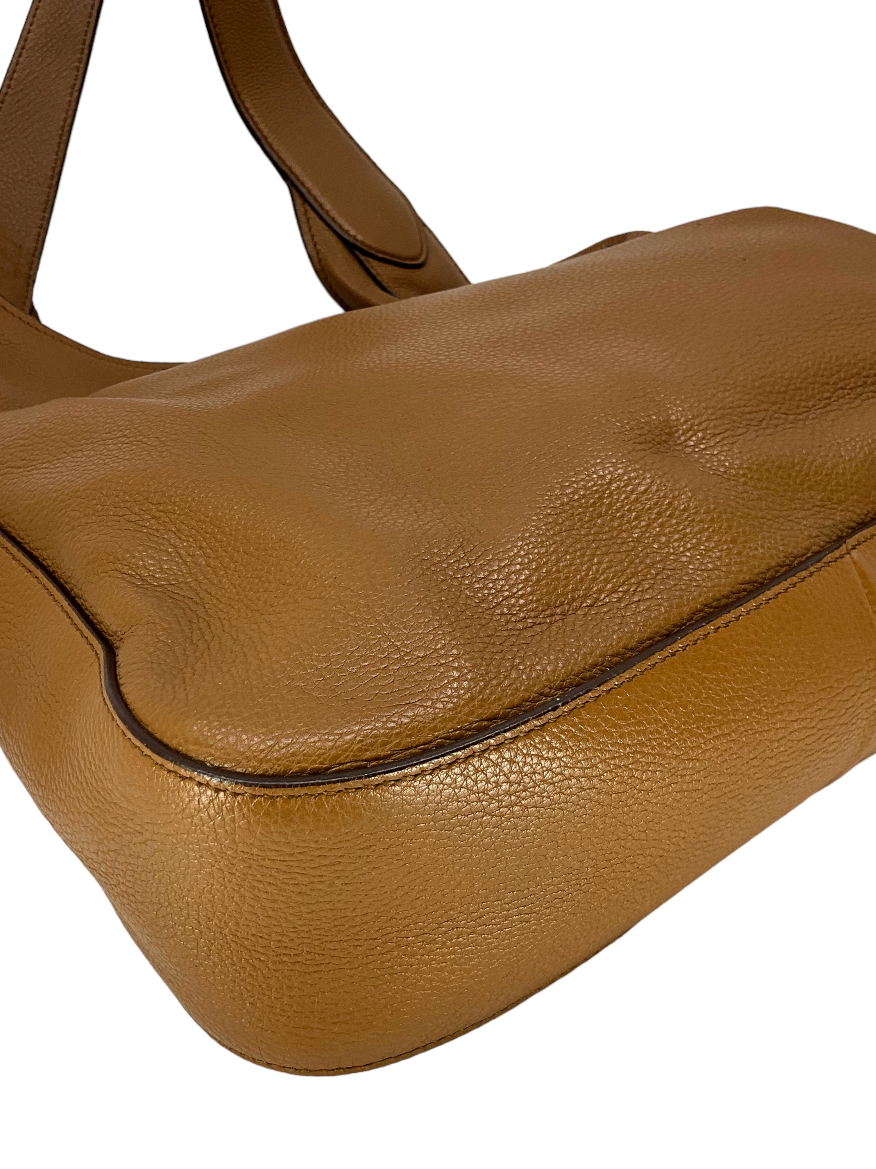 PRADA Vitello Corsica Pocket Hobo Bag - Luxury Leather Shoulder Handbag for Women | Perfect for Work, Travel & Everyday Use