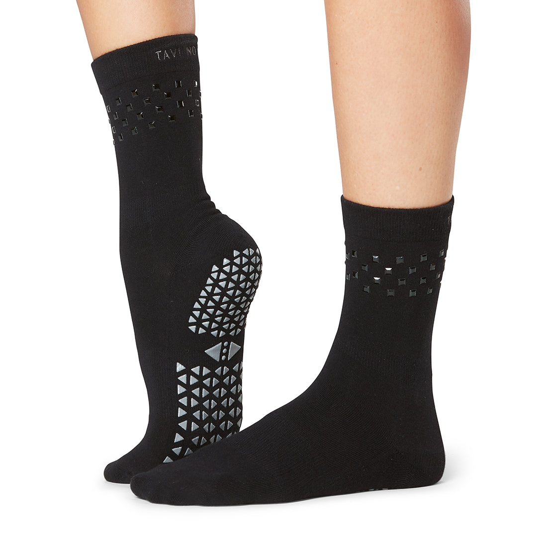 Tavi Noir Jess Grip Socks - Non-Slip Yoga Socks for Women, Anti-Skid Workout Socks with Grips for Pilates, Barre, Dance & Home Use